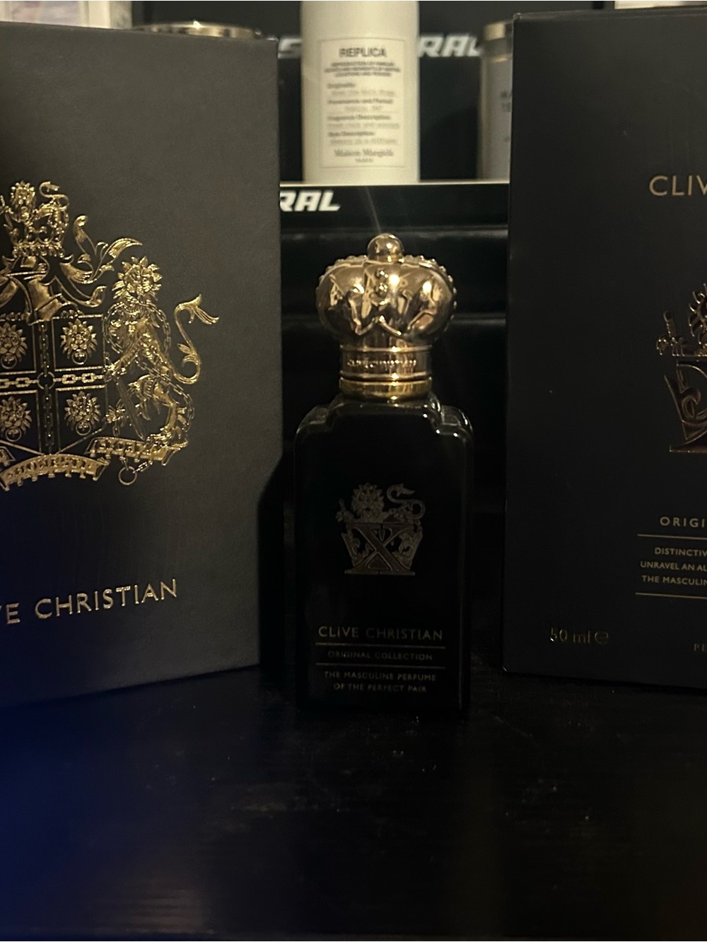 Original Collection Men’s Black & Gold Fragrance Bottle